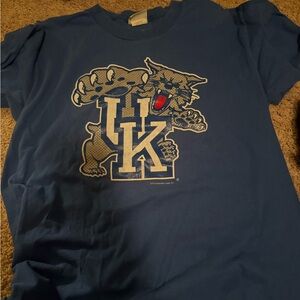 Blue Adult M T-Shirt with Graphic Design